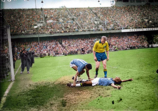 <strong>بيليه في نهائي كأس العالم 1958</strong>