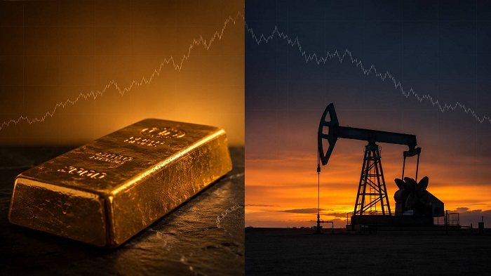أسعار الذهب والنفط