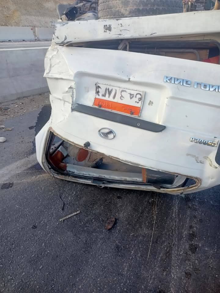 السيارة تحطمت بالكامل