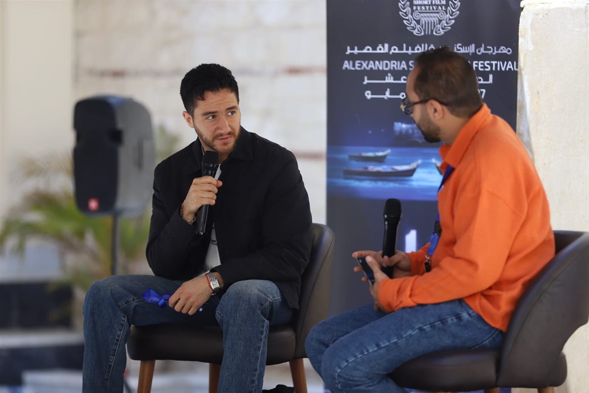 ندوة أحمد مالك في مهرجان الإسكندرية للفيلم القصير