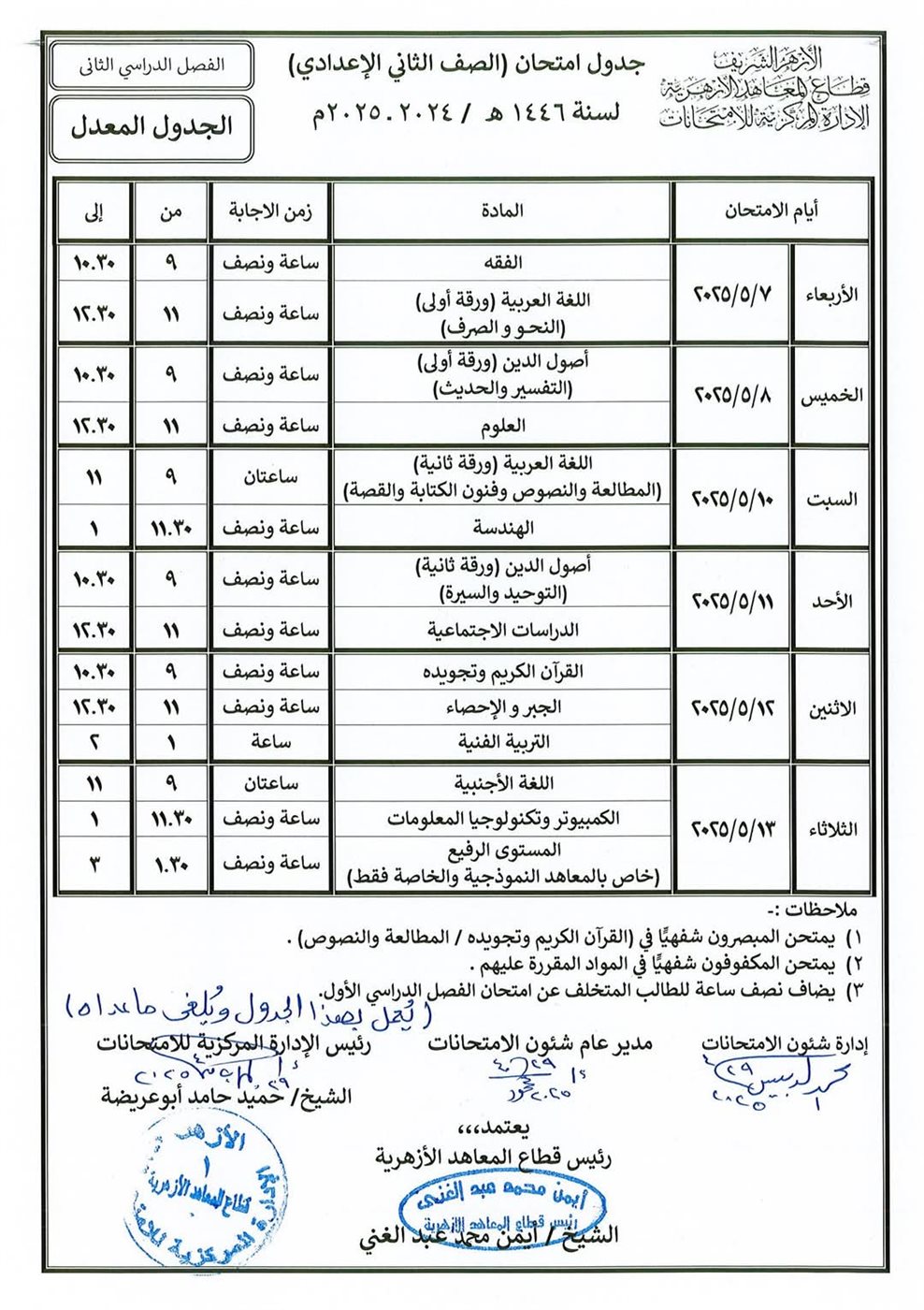 المرحلة الإعدادية