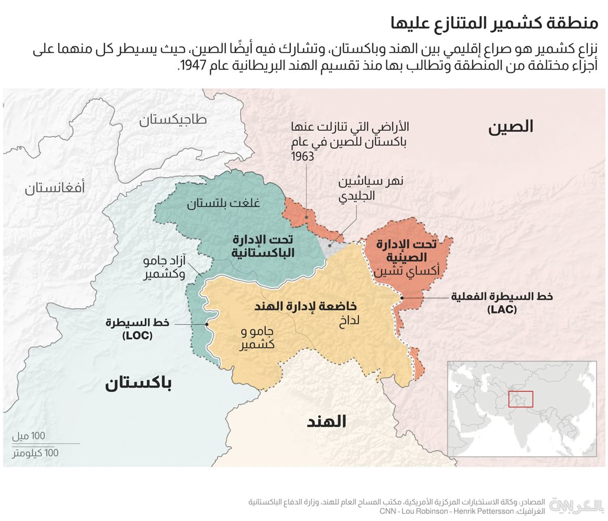 منطقة كشمير المتنازع عليها