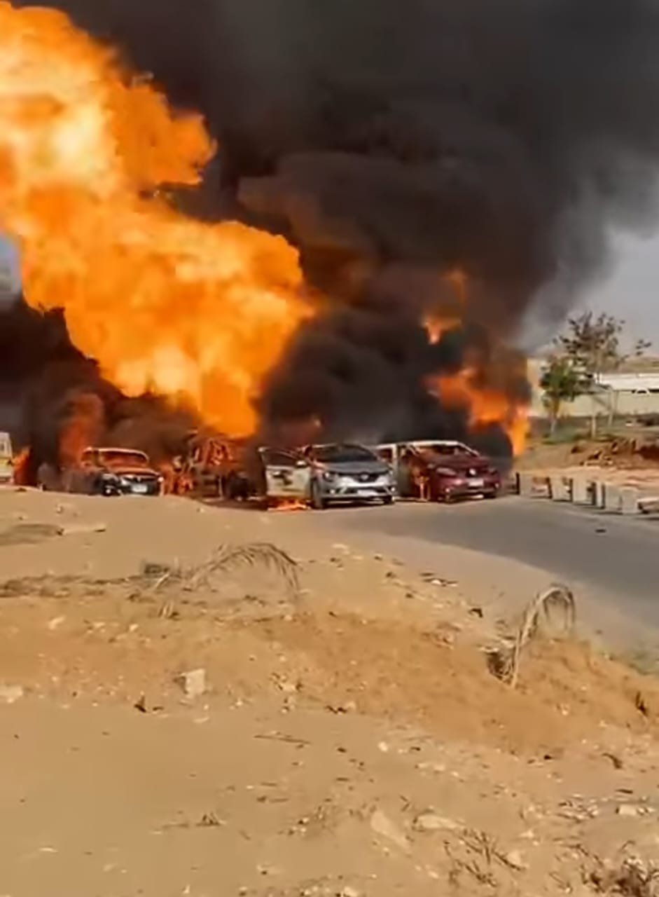 آثار الحريق