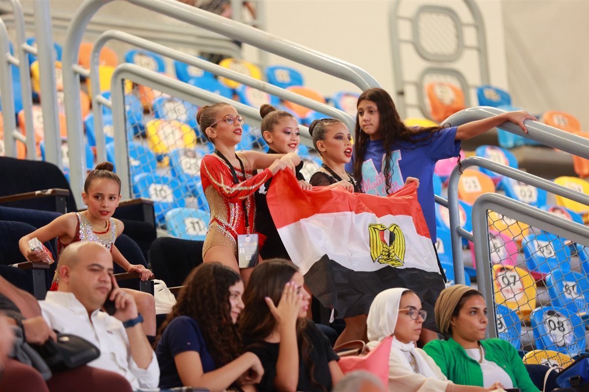 لاعبات جمباز منتخب مصر