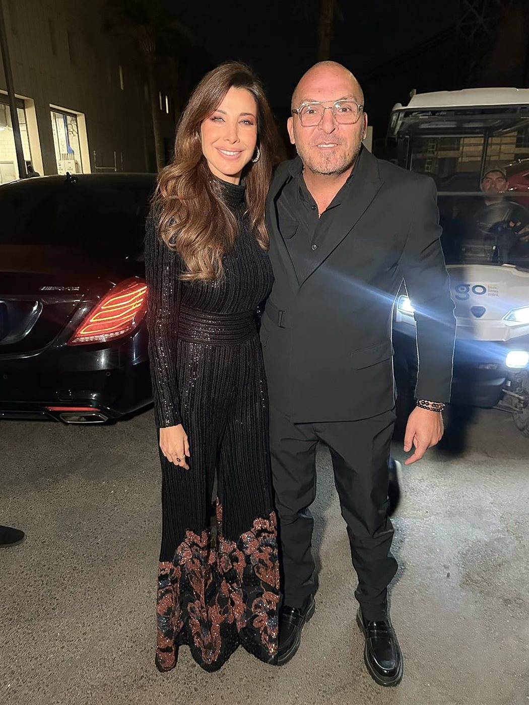 نانسي عجرم ومدير أعمالها جيجي لامارا