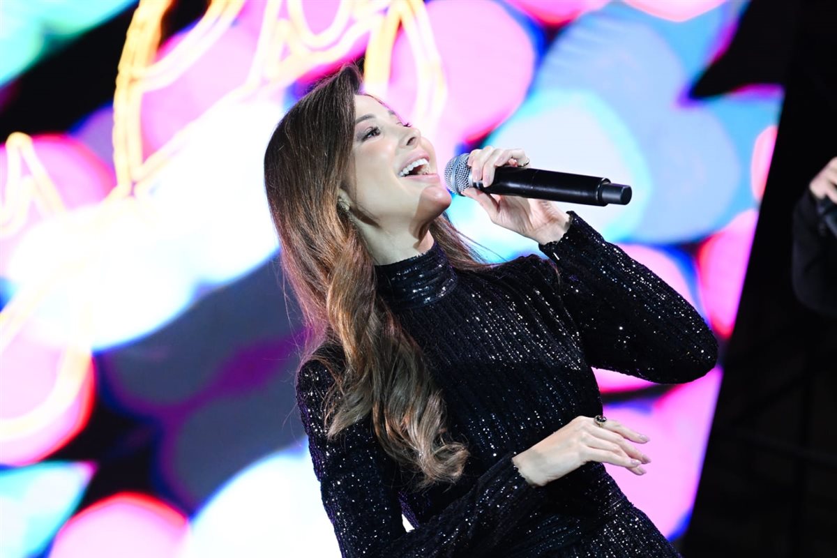 نانسي عجرم في حفل المتحف المصري الكبير
