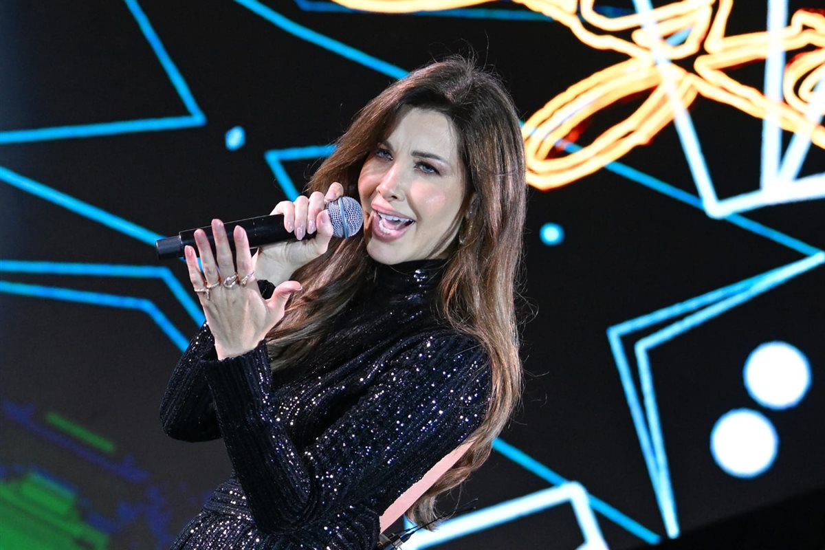 نانسي عجرم في حفل المتحف المصري الكبير