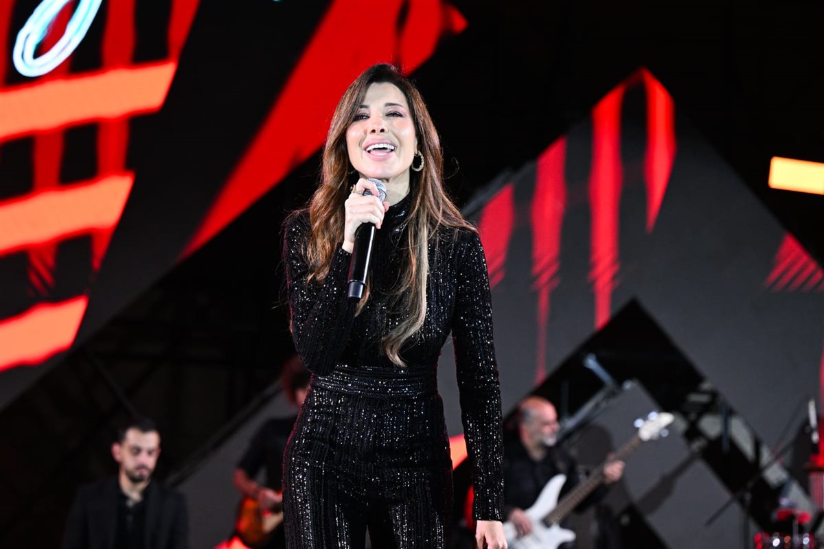 نانسي عجرم في حفل المتحف المصري الكبير