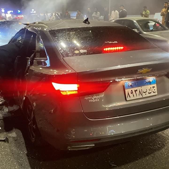 مصرع شخصين و إصابة 4 آخرين فى حادث تصادم بطريق الواحات