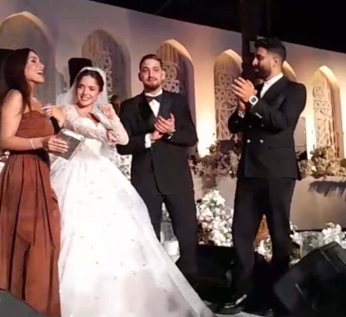 كارمن سليمان في حفل زفاف رنا رئيس