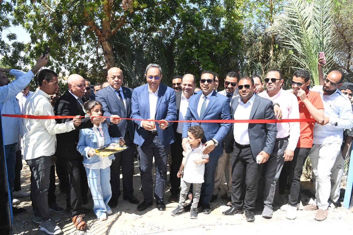 افتتاح محطة مياه شرب الجبيل المدمجة بقنا