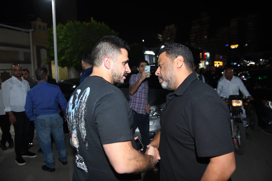 عزاء حماة المنتج محمد السبكي