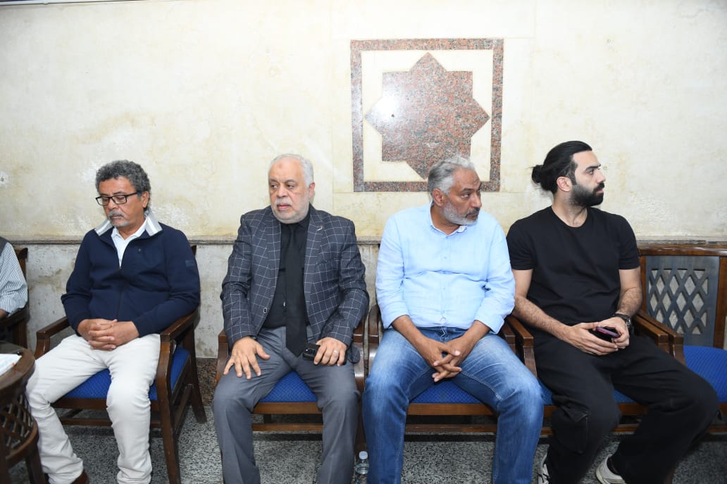 عزاء حماة المنتج محمد السبكي