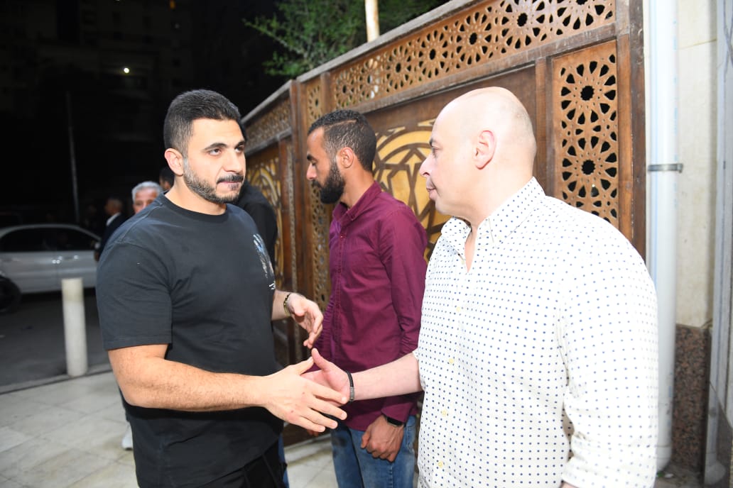 عزاء حماة المنتج محمد السبكي