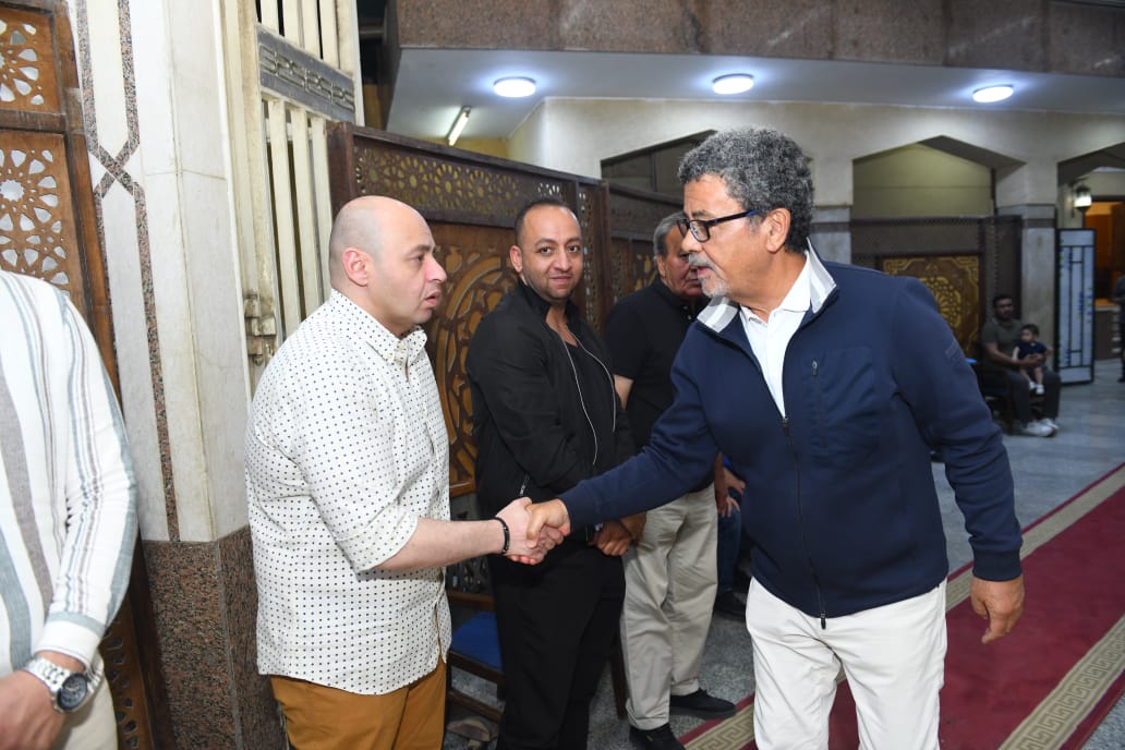 عزاء حماة المنتج محمد السبكي