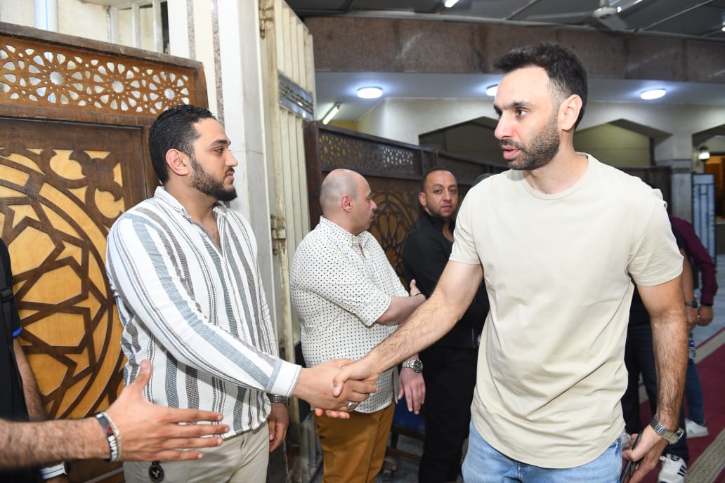 عزاء حماة المنتج محمد السبكي