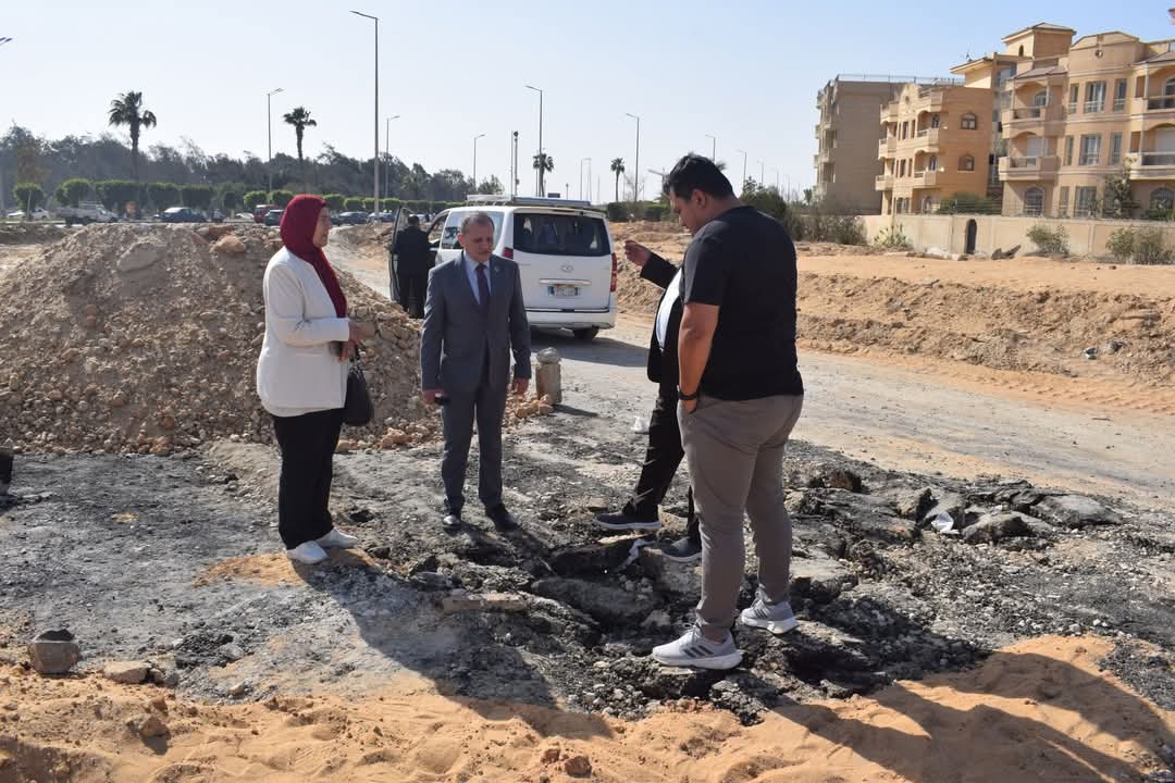 لجنة نقابة المهندسين بمكان الحادث