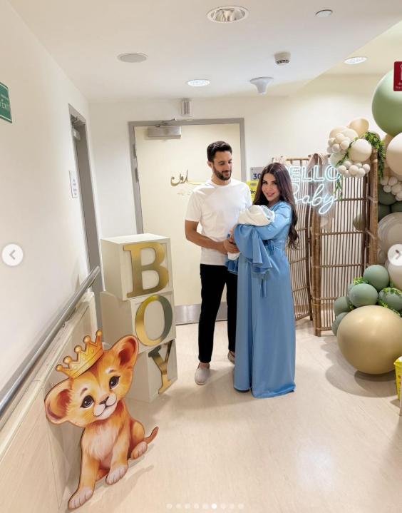 الإعلامية أميرة بدر تحتفل بمولودها الجديد