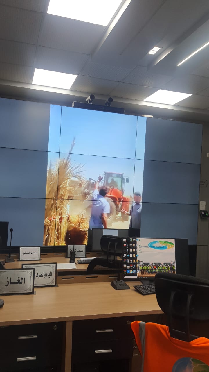 رئيس مركز ومدينة ابشواى : إزالة ٤ حالات تعد على الأراضي الزراعية <br>