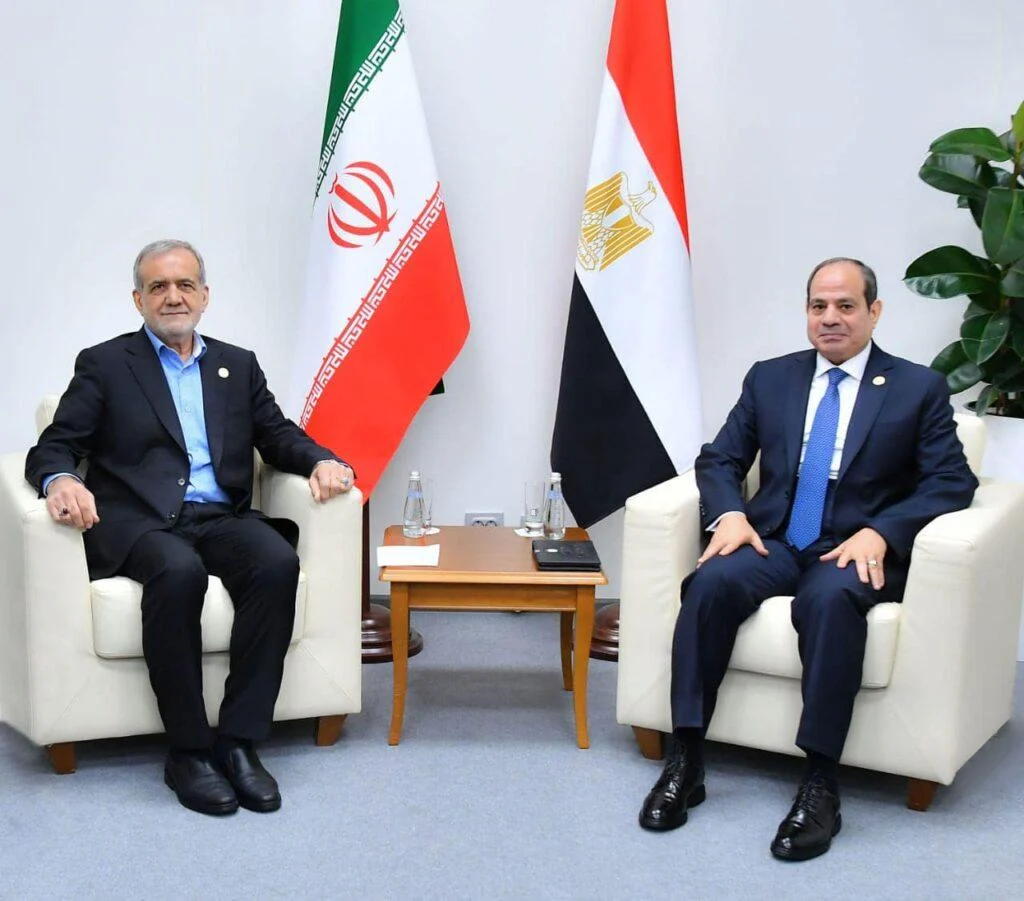 الرئيس السيسي والرئيس الإيراني