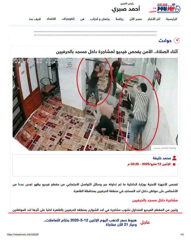 <strong>منشور نيوز رووم </strong>