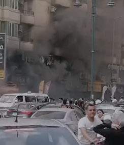 تسريب غاز.. وراء اشتعال النيران فى مطعم بالفيوم
