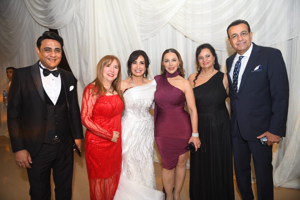 حفل زفاف ابنة أمل رزق