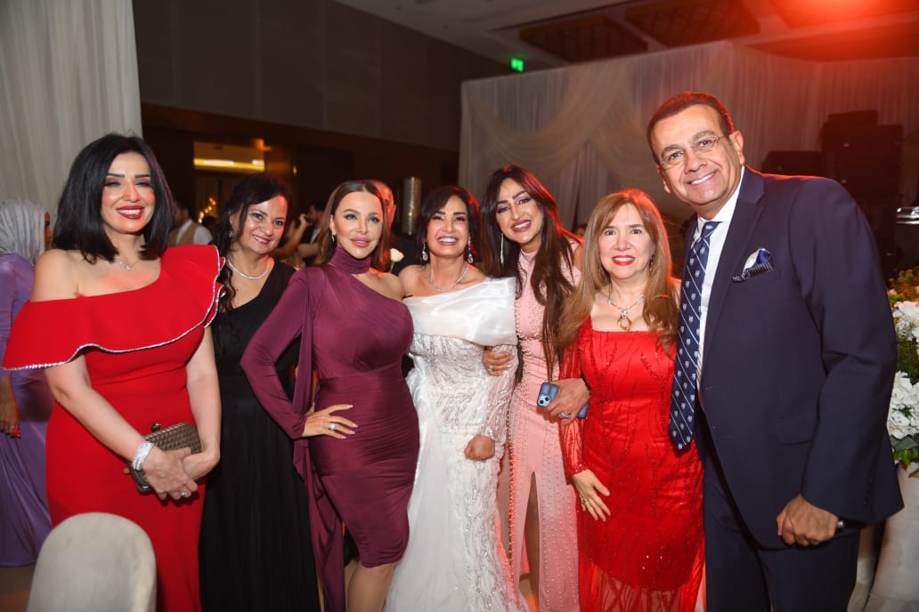 حفل زفاف ابنة أمل رزق