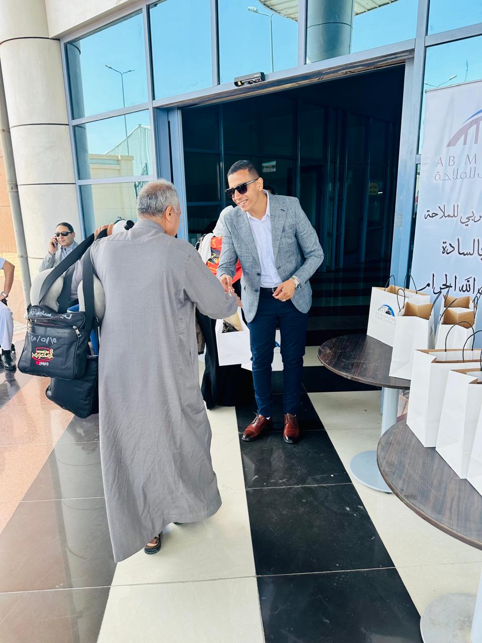 أولى أفواج الحج البري من ميناء نويبع البحري