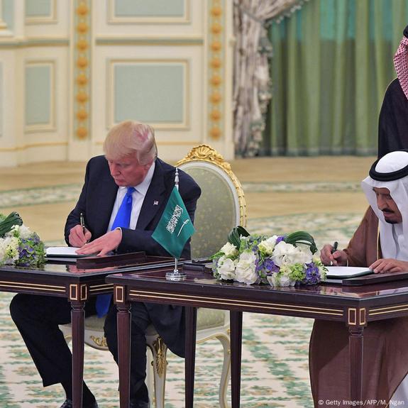 <strong>ترامب في المملكة العربية السعودية </strong>