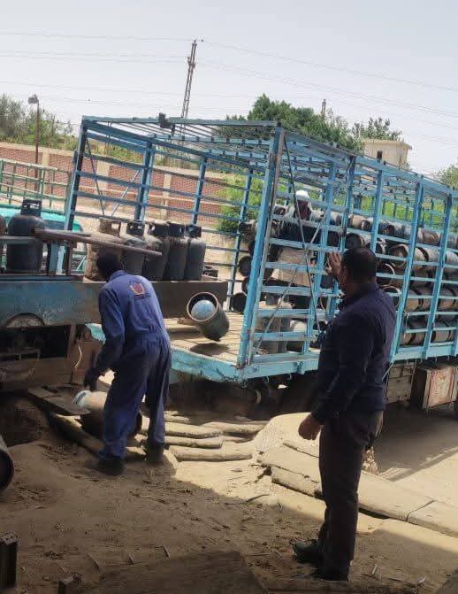 اسطونات الغاز الناقصة في الوزن بالمنيا