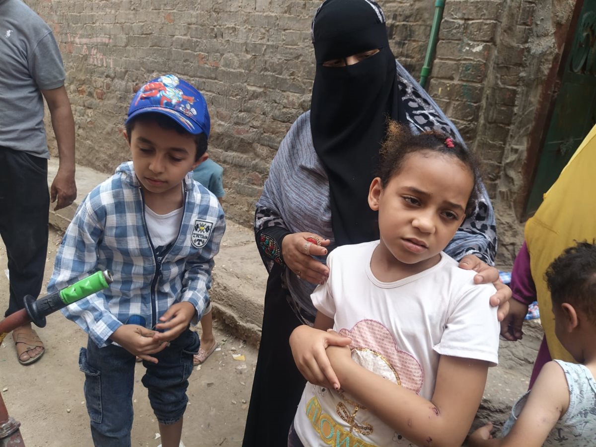 الاطفال التى تم عقرهم 