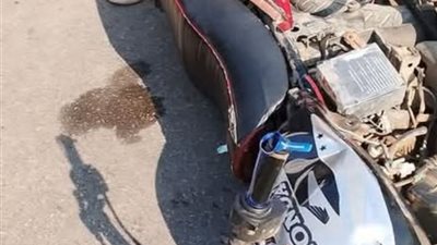 مصرع طفلين شقيقين فى حادث تصادم دراجة بخارية وسيارة نقل بكرداسة 