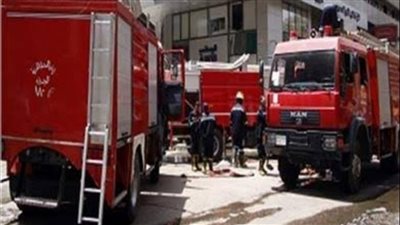 لسيطرة على حريق هائل في ورشة لتقطيع الرخام بجهينة في سوهاج 