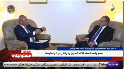 وزير الخارجية: ليس لدينا أجندات خفية.. والدور المصري واضح بالمنطقة| فيديو