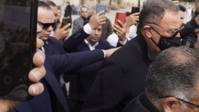 بالصور.. الخطيب وحسن حمدي يشاركان في تشييع جثمان ميمي الشربيني