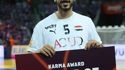 يحيى خالد يحصد جائزة رجل مباراة مصر والرأس الأخضر ببطولة العالم لليد