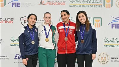 فرح محفوظ تحصد أولى ميداليات مصر بكأس العالم لسيف المبارزة للناشئات