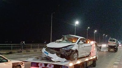 بالتفاصيل.. مصرع شخص وإصابة 2 آخرين في حادث تصادم في الفيوم