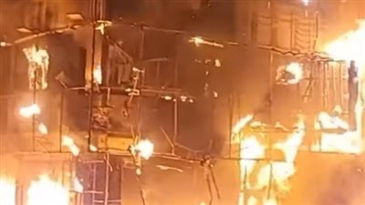 أهالي فيصل يسطرون مشاهد بطولية في إنقاذ 3 أطفال بحريق شقة سكنية 