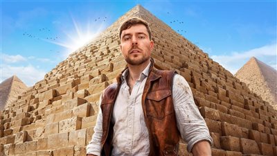 متوقع 200 مليون مشاهدة.. تفاصيل تصوير فيديو مستر بيست في الأهرامات