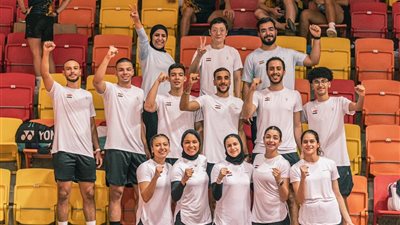 مصر تحصد وصافة المجموعة الأولى ببطولة أفريقيا للريشة الطائرة وتصعد لربع النهائي