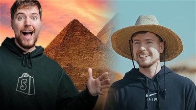 مستر بيست يشيد بتجربته في مصر: تصوير الأهرامات والتسهيلات كانت رائعة