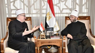 شددا على رفض تهجير الفلسطينيين.. وزير الأوقاف يستقبل مفتي كرواتيا