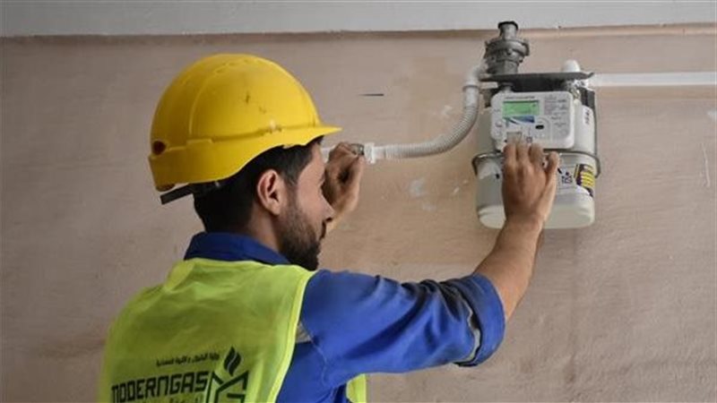 توصيل الغاز للمنازل