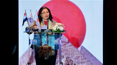 نائبة وزيرة التضامن تشهد الاحتفال  بمرور 70 عاما على التعاون التنموي الياباني مع مصر