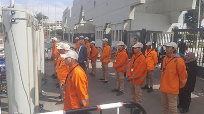 بالصور.. انتتشار أمني حول محيط استاد القاهرة استعداداً لقمة الأهلي والزمالك