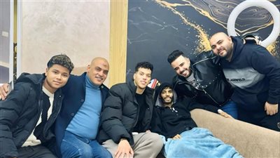 إمام عاشور يزور إبراهيم شيكا لتقديم الدعم المعنوي