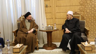 شيخ الأزهر ورئيس تيار الحكمة العراقي يناقشان تعزيز الوحدة الإسلامية وتوحيد الصف