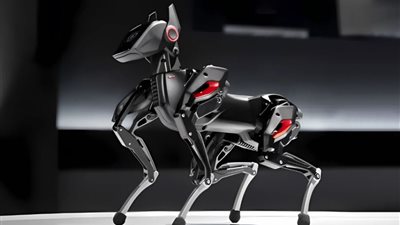يمكنه القفز والرقص.. الصين تكشف عن كلب روبوت بحجم صغير وميزات مبتكرة